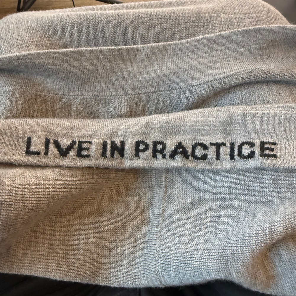 Lululemon Mens Merino Wool Crewneck Sweater Heathered Grey Large LM3CHQS - Picture 6 of 7